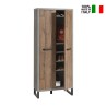 Armoire deux portes design de style industriel moderne Dublin Vente