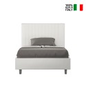 140x200 Französisch Kunstleder Bett 140x200 Quadrat und eine halbe Goya F Angebot