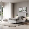 140x200 Französisch Kunstleder Bett 140x200 Quadrat und eine halbe Goya F Rabatte