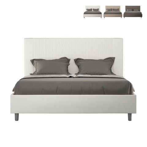 Doppelbett 170x200 Staufach Modern Kunstleder Goya M3
