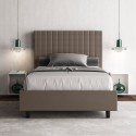 Letto piazza e mezza 120x200 francese design contenitore Sunny P1 Stock
